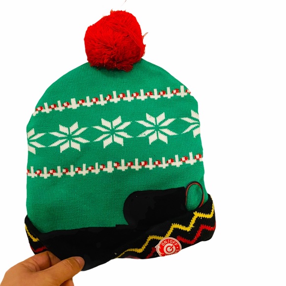 LIGHTS UP CHRISTMAS TREE Winter Hat - Picture 2 of 3